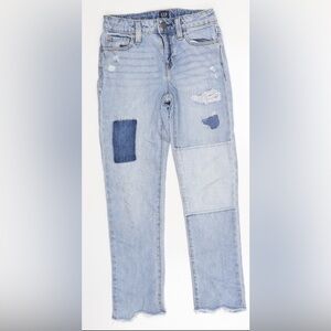 GAP - Girls - Regular Patch Girlfriend Jeans